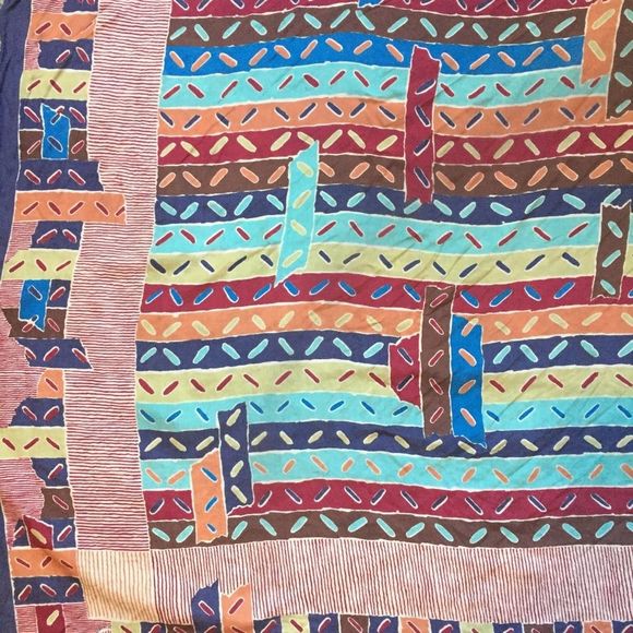 Very Vintage ECHO silk scarf - Picture 5 of 5